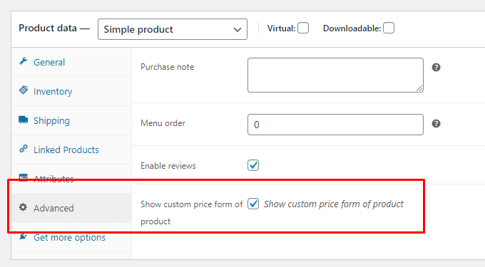 B1: Add Woo Advanced custom field